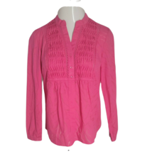 Emma James Cute Classy Shirt ~ Sz S ~ Dark Pink ~ Long Sleeve - £17.77 GBP