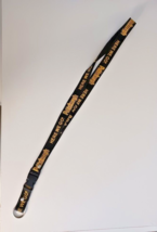 Here We Go Pittsburgh Black and Gold Lanyard Steel Font Key Chain Breaka... - £7.58 GBP