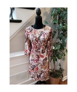 KUT from the Kloth Dress Women 12 Multicolor Paisley 3/4 Sleeve Lined St... - $40.34 CAD