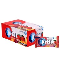 Orbit Mixed Fruit Flavour Sugar Free Chewing Gum - 4.4g Sleeve (Pack of 32) - $15.50
