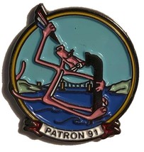 Navy Reserve VP-91 Pink Panther Patron Squadron Design Military Magnet Pin - £21.57 GBP