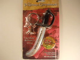 Disney Pirates of the Caribbean Lip Gloss Black Cherry w/ key chains - $7.91