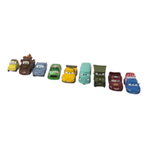 Lot of 9 Disney Pixar Cars Figures Diecast Metal &amp; Plastic - £13.95 GBP