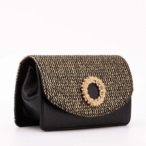 The Valencia Black & Gold Handbag image 5