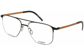 Flexon FLEXON B2004 001 Black 55mm Eyeglasses New Authentic - £34.20 GBP