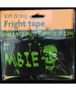 BEWARE-of-ZOMBIES Warning Caution Border Fright Tape Halloween Decoratio... - £2.63 GBP