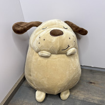 Super Rare!!! Miniso Round Dog Plush Doll Toy Pillow 9&#39;&#39; - £42.09 GBP