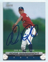 ADAM WAINWRIGHT DRAFT PICK ROOKIE CARD AUTOGRAPH - $35.00