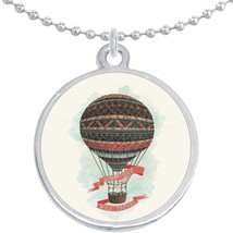 Have Love Will Travel Round Pendant Necklace Beautiful Fashion Jewelry - £8.58 GBP