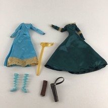 Barbie Doll Disney Princess Clothing Brave Movie Merida Gowns Accessories - £23.15 GBP