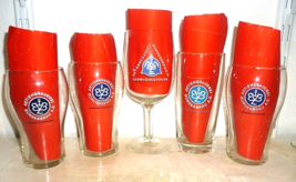 5 Brauerei Burgerbrau +1979 Ludwigshafen German Beer Glasses - £15.60 GBP