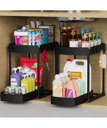 2 Pack Multi-Purpose Pull-Out Storage Organizers, Under Sink Organizers,... - $27.73