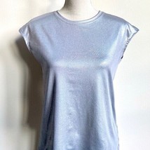 More Than Magic ~ Silver Glittery ~ Sleeveless ~ Girl&#39;s Size XL (14/16) Top - £17.73 GBP