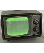 Vintage General Electric CRT TV Portable Colored Gaming 10&quot; 10AB5406W Wo... - $296.95