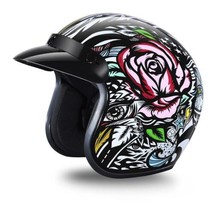 Daytona Helmets Cruiser W/ Tribal Vespa Biker DOT Motorcycle Helmet - £89.05 GBP