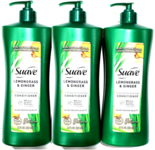 (3 Ct) Suave Lemongrass Ginger Strengthening Conditioner 28 Oz. Salon Qu... - £26.50 GBP