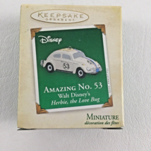 Hallmark Keepsake Miniature Ornament Amazing No 53 Herbie The Love Bug 2... - $49.45