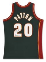 Gary Payton Autographed &quot;The Glove&quot; Supersonics Authentic M&amp;N Jersey UDA... - £914.40 GBP