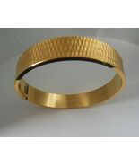 Signed W.Germany Gold -tone Bangle Bracelet - $20.99