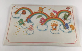 Care Bears Placemat Learning Activity Wipe Clean Vintage 1985 American G... - £15.55 GBP