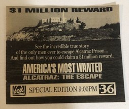 America’s Most Wanted Vintage Tv Guide Print Ad Alcatraz The Escape Tpa28 - £4.57 GBP