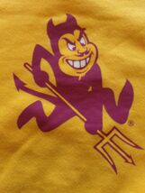 Arizona State "Sun Devils" Yellow Sweatshirt Mens (XL) NWOT 27" AP/AP 24... - $18.56