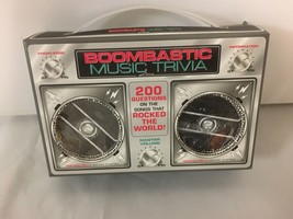 Boombastic Boombox Music Trivia Game Rock Songs Novelty Family Friends Night NIB - £8.02 GBP