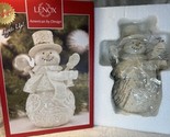 Lenox Brightly Shining Light Up Snowman Porcelain Figurine 8.3in 871433 ... - £35.00 GBP