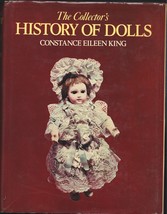 Collector&#39;s History of Dolls HB w/unclipped dj-King-1977-608 pages - £14.77 GBP