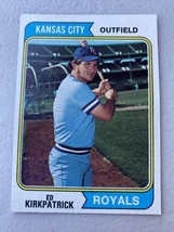 1974 TOPPS BASEBALL CARD # 262 Ed Kirkpatrick Royals - $2.20