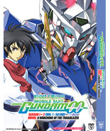 DVD Anime Mobile Suit Gundam 00 Season 1+2 Vol.1-50 End + Movie: A Wakening - $38.99