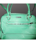 Dana Buchman Faux Leather Purse Handbag Shoulder Bag Green - $54.86 CAD