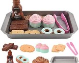 Cookie Play Food Set, Play Food For Kids Kitchen - Toy Food Accessories ... - $29.99