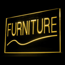 200032B Furniture Shop House Cupboard Cabinet Wooden Sofa Modern LED Light Sign - £17.57 GBP