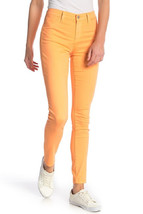 J BRAND Womens Pants Mid Rise Skinny Peachy Orange Size 26W JB001383  - £69.03 GBP