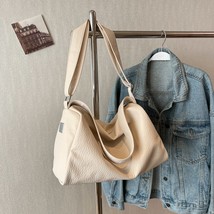 LEFTSIDE Solid Color Shoulder Bags for Women 2023 Trend New In Leather Designer  - £41.06 GBP