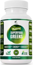 Super Food Greens  Detox Immune Digestion Organic Vegan  Ashwagandha 120 Cps - $12.30