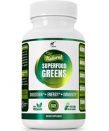 Super Food Greens  Detox Immune Digestion Organic Vegan  Ashwagandha 120... - £9.48 GBP