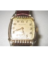 VINTAGE BULOVA  10k GOLD FILLED MENS WATCH 1950&#39;s - $118.80