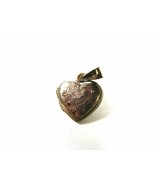 Vintage Sterling Silver Heart Charm / Locket By MBS 7715 - £19.77 GBP