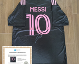 Lionel Messi Autographed #10 Inter Miami Black Jersey with COA - $645.00