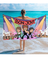 Premium RocknRoll Beach Towel | LIMITED Edition | 80s Rocker Vibe | Adul... - $36.99