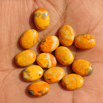 10x12 mm Oval Natural Bumble Bee Jasper Cabochon Loose Gemstone Lot - £7.09 GBP+
