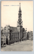 Vintage Bruxelles Hotel De Ville dining Postcard France - £3.94 GBP
