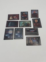 1996 90s Star Trek Lot Of 10 Vending Machine Sticker Prism Picard Spaceship - $14.01