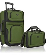 U.S. Traveler Rio Fabric Expandable Carry-on Luggage, Green, 2 Wheel - $1,364.17 MXN