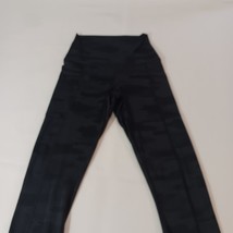 90 Degree By Reflex Women's Black & Gray Camo Leggings Size XS Measured (19×25) image 6