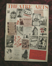Theatre Arts October 1955 Porgy Bess Dubose Dorothy Heyward Lawrence Langner - £6.35 GBP