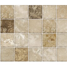 Dundee Deco GRAZPG7128 Cream Brown Faux Tile PVC 3D Wall Panel, 3 ft X 2 ft (90c - £7.32 GBP+