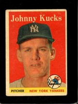 1958 TOPPS #87 JOHNNY KUCKS GOOD+ YANKEES *NY0544 - $2.70